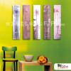 5拼抽象37 純手繪 油畫 直幅*5 灰紫 中性色系 形象 裝飾 無框畫 民宿 餐廳 裝潢 室內設計