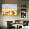 老虎A02 純手繪 油畫 橫幅 褐咖 中性色系 動物 大自然 藝術畫 掛畫 民宿 餐廳 室內設計