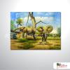 大象05 純手繪 油畫 橫幅 褐綠 中性色系 動物 大自然 藝術畫 掛畫 民宿 餐廳 裝潢 室內設計