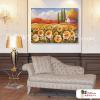 花卉F22 純手繪 油畫 橫幅 黃褐 暖色系 藝術品 裝飾 畫飾 無框畫 民宿 餐廳 裝潢 室內設計