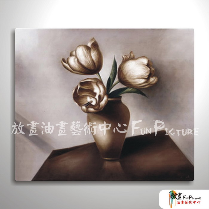花卉F37 純手繪 油畫 橫幅 灰黑 中性色系 藝術品 裝飾 畫飾 無框畫 民宿 餐廳 裝潢 室內設計