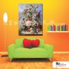 古典花卉41 純手繪 油畫 直幅 多彩 中性色系 寫實 掛畫 無框畫 民宿 室內設計 居家佈置