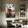 門窗景16 純手繪 油畫 直幅 灰褐 中性色系 裝飾 畫飾 無框畫 民宿 餐廳 裝潢 室內設計