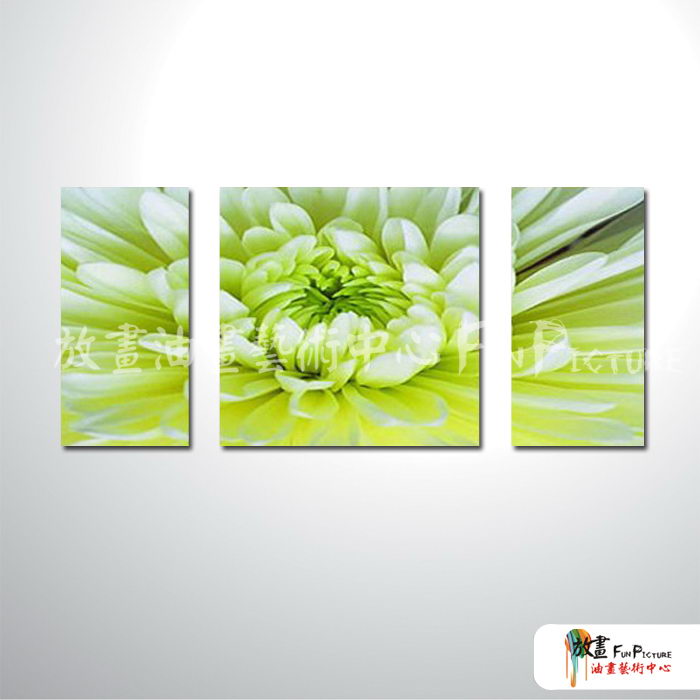 3拼花卉A2 純手繪 油畫 直幅*2方形*1 黃綠 暖色系 藝術品 造型 無框畫 民宿 餐廳 室內設計