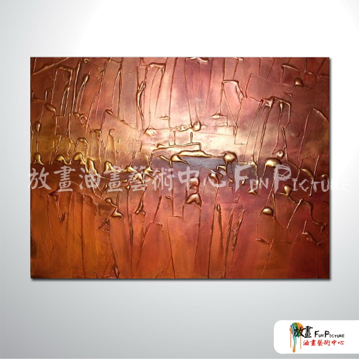 純抽象04 純手繪 油畫 橫幅 金褐 暖色系 藝術畫 裝飾 無框畫 裝潢 室內設計 客廳掛畫