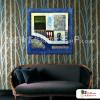 純抽象41 純手繪 油畫 方形 藍綠 冷色系 藝術畫 裝飾 無框畫 裝潢 室內設計 客廳掛畫