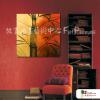 純抽象方126 純手繪 油畫 方形 橘紅 暖色系 藝術畫 裝飾 無框畫 裝潢 室內設計 客廳掛畫
