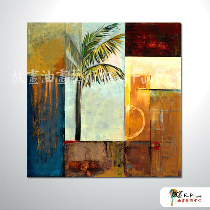 純抽象方131 純手繪 油畫 方形 褐綠 中性色系 藝術畫 裝飾 無框畫 裝潢 室內設計 客廳掛畫