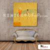 純抽象方135 純手繪 油畫 方形 褐黃 暖色系 藝術畫 裝飾 無框畫 裝潢 室內設計 客廳掛畫