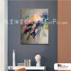 純抽象 流動的色彩06 純手繪 直幅 灰藍 暖色系 藝術畫 裝飾 無框畫 裝潢 室內設計 居家佈置