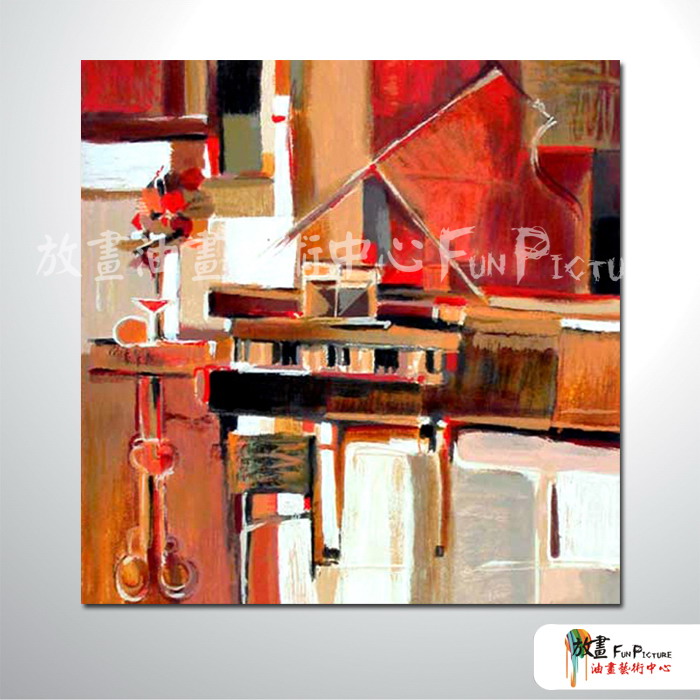 純抽象方20 純手繪 油畫 方形 紅褐 暖色系 藝術畫 裝飾 畫飾 無框畫 裝潢 室內設計 居家佈置