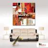 純抽象方20 純手繪 油畫 方形 紅褐 暖色系 藝術畫 裝飾 畫飾 無框畫 裝潢 室內設計 居家佈置