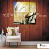純抽象方24 純手繪 油畫 方形 黃褐 暖色系 藝術畫 裝飾 畫飾 無框畫 裝潢 室內設計 居家佈置