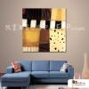 純抽象方29 純手繪 油畫 方形 褐咖 中性色系 藝術畫 裝飾 畫飾 無框畫 裝潢 室內設計 居家佈置