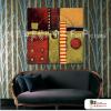 純抽象方38 純手繪 油畫 方形 紅褐 暖色系 藝術畫 裝飾 畫飾 無框畫 裝潢 室內設計 居家佈置