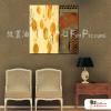 純抽象方64 純手繪 油畫 方形 橙褐 暖色系 藝術畫 裝飾 畫飾 無框畫 裝潢 室內設計 居家佈置