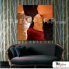 純抽象方68 純手繪 油畫 方形 褐咖 中性色系 藝術畫 裝飾 畫飾 無框畫 裝潢 室內設計 居家佈置