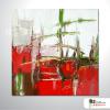 純抽象方104 純手繪 油畫 方形 紅色 暖色系 藝術畫 裝飾 畫飾 無框畫 裝潢 室內設計 居家佈置