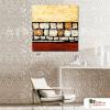 純抽象方115 純手繪 油畫 方形 黃褐 暖色系 藝術畫 裝飾 畫飾 無框畫 裝潢 室內設計 居家佈置