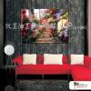 田園花園景03 純手繪 油畫 橫幅 紅褐 暖色系 無框畫 民宿 餐廳 裝潢 室內設計 居家佈置