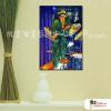 音樂舞蹈人物37 純手繪 油畫 直幅 藍綠 冷色系 Motel 酒店 PUB 民宿 餐廳 無框畫 室內設計