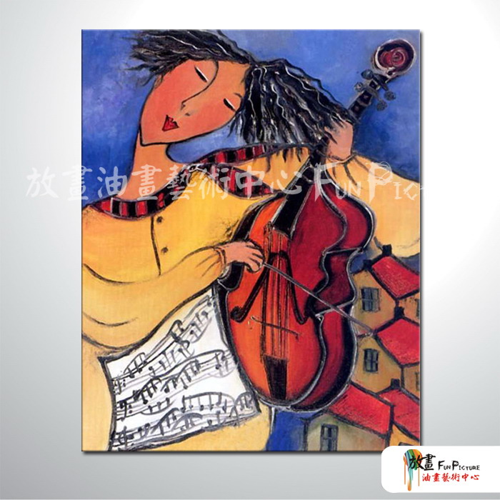 音樂舞蹈人物51 純手繪 油畫 直幅 紅黃 暖色系 Motel 酒店 PUB 民宿 餐廳 無框畫 室內設計