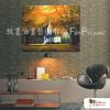 樹林景29 純手繪 油畫 橫幅 黃橙 暖色系 山水 藝術畫 精選 民宿 餐廳 裝潢 室內設計 辦公室