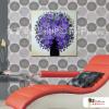 花之顏 蘭紫 純手繪 油畫 方形 紫色 冷色系 刀畫 畫飾 無框畫 民宿 餐廳 裝潢 室內設計