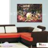 靜物瓷器22 純手繪 油畫 橫幅 紅底 暖色系 裝飾 畫飾 無框畫 民宿 餐廳 裝潢 室內設計