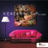 靜物瓷器20 純手繪 油畫 方形 紅色 暖色系 裝飾 畫飾 無框畫 民宿 餐廳 裝潢 室內設計