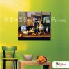靜物瓷器19 純手繪 油畫 橫幅 黃褐 暖色系 裝飾 畫飾 無框畫 民宿 餐廳 裝潢 室內設計