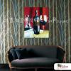 靜物紅酒06 純手繪 油畫 直幅 紅底 暖色系 裝飾 畫飾 無框畫 民宿 餐廳 裝潢 室內設計