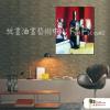 靜物紅酒06 純手繪 油畫 直幅 紅底 暖色系 裝飾 畫飾 無框畫 民宿 餐廳 裝潢 室內設計