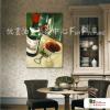 靜物紅酒01 純手繪 油畫 直幅 多彩 中性色系 裝飾 畫飾 無框畫 民宿 餐廳 裝潢 室內設計