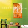 Picasso50 臨摹畢卡索名畫 油畫 直幅 黃底 暖色系 飯店 民宿 餐廳 裝飾 無框畫 裝潢 室內設計