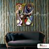 鏡前女子 臨摹畢卡索名畫 油畫 直幅 多彩 中性色系 飯店 民宿 餐廳 裝飾 無框畫 實拍影片