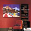 地中海風景A37 純手繪 橫幅 油畫 多彩 暖色系 裝飾 畫飾 無框畫 民宿 餐廳 裝潢 室內設計