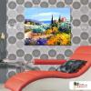 地中海風景A58 純手繪 油畫 橫幅 多彩 暖色系 裝飾 畫飾 無框畫 民宿 餐廳 裝潢 室內設計