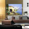 地中海風景A66 純手繪 油畫 橫幅 多彩 暖色系 裝飾 畫飾 無框畫 民宿 餐廳 裝潢 室內設計