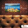 地中海風景A125 純手繪 油畫 橫幅 多彩 冷色系 裝飾 畫飾 無框畫 民宿 餐廳 裝潢 室內設計
