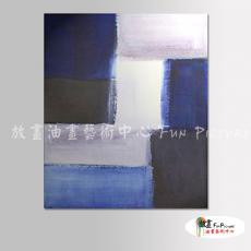 純抽象A140 純手繪 油畫 直幅 藍灰 冷色系 裝飾 畫飾 無框畫 民宿 餐廳 裝潢 室內設計