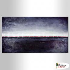 純抽象B190 純手繪 油畫 橫幅 灰藍 冷色系 層色 畫飾 無框畫 民宿 餐廳 裝潢 實拍影片