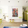 純抽象A055 純手繪 油畫 直幅 多彩 暖色系 裝飾 畫飾 無框畫 民宿 餐廳 裝潢 室內設計