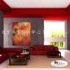 純抽象A129 純手繪 油畫 直幅 橙色 暖色系 裝飾 畫飾 無框畫 民宿 餐廳 裝潢 室內設計