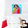 裝飾人物A139 純手繪 油畫 方形 多彩 中性色系 裝飾 畫飾 無框畫 民宿 餐廳 室內設計
