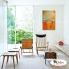純抽象A156 純手繪 油畫 直幅 黃橙 暖色系 層色 畫飾 無框畫 民宿 餐廳 裝潢 室內設計