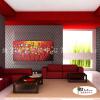 純抽象A187 純手繪 油畫 橫幅 紅底 暖色系 裝飾 畫飾 無框畫 民宿 餐廳 裝潢 室內設計
