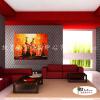 裝飾靜物B017 純手繪 橫幅 紅橙 暖色系 裝飾 畫飾 無框畫 民宿 餐廳 裝潢 室內設計