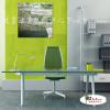 純抽象B035 純手繪 油畫 方形 綠灰 冷色系 裝飾 畫飾 無框畫 民宿 餐廳 裝潢 室內設計