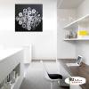 純抽象B046 純手繪 油畫 方形 黑灰 中性色系 裝飾 畫飾 無框畫 民宿 餐廳 裝潢 室內設計